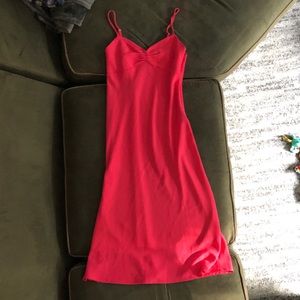 Hot Pink slip dress
